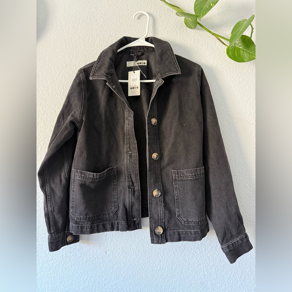 TOPSHOP MOTO Women’s Black Jacket